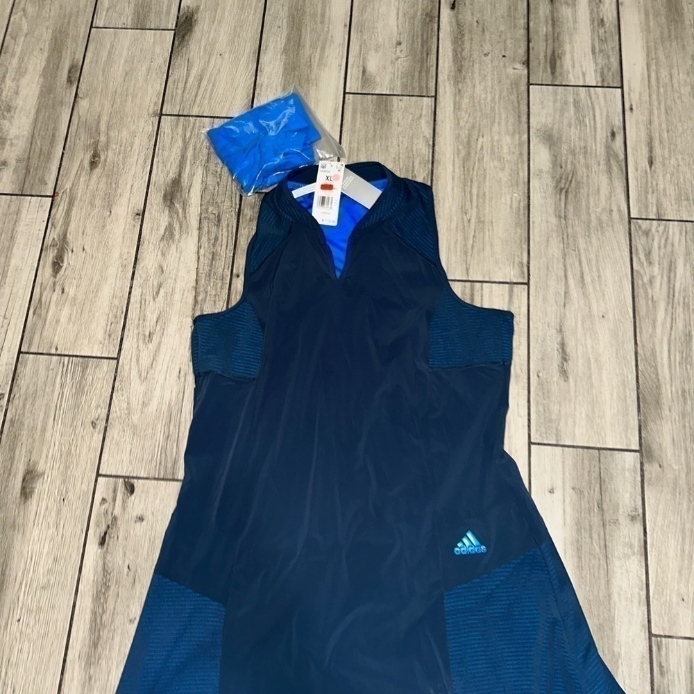 Women’s adidas new blue SPORT HEAT.RDY SLEEVELESS DRESS - Picture 10 of 10